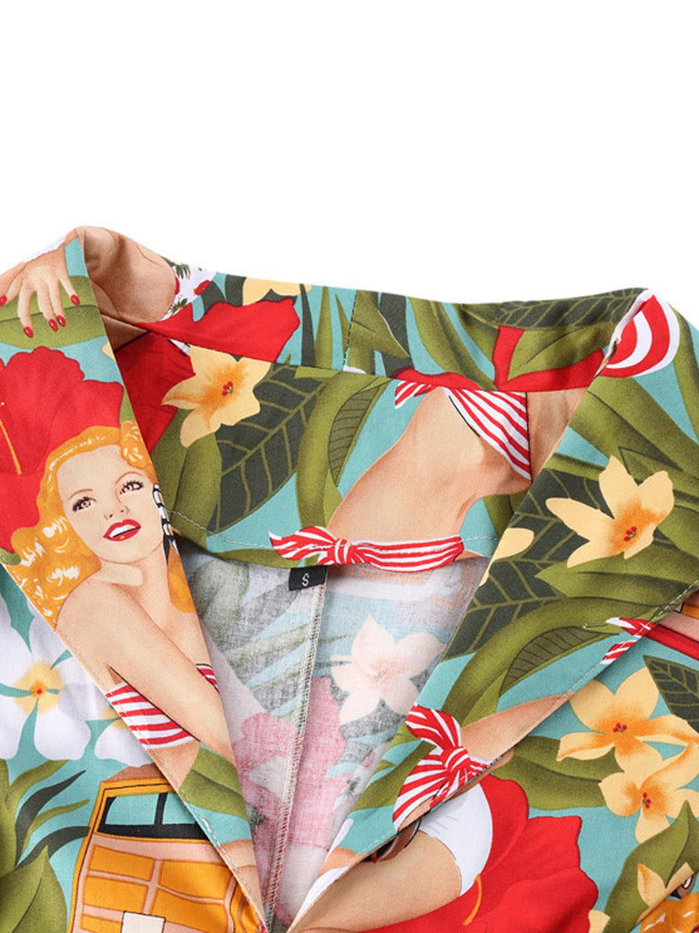 1950s Bikini Girls Swing Dress — vintage elegance for the modern woman