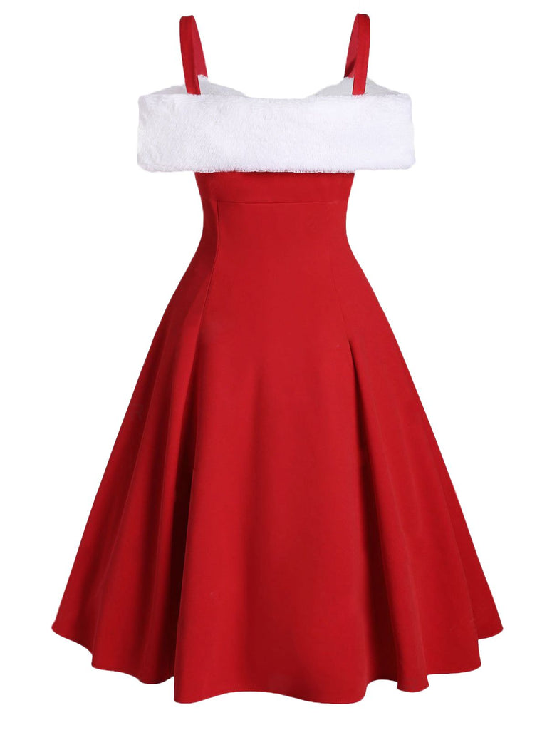 1950s Bow Cold Shoulder Swing Dress | Retro Stage 1950s Bow Cold Shoulder Swing Dress | Retro Stage