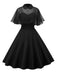 1950s Cape Patchwork Swing Dress: timeless style reimagined