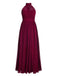 1950s Chiffon Sleeveless Solid Vintage Dress: timeless style reimagined