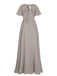1950s Chiffon V-Neck Solid Vintage Dress — vintage elegance for the modern woman