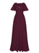 1950s Chiffon V-Neck Solid Vintage Dress: timeless style reimagined
