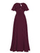 1950s Chiffon V-Neck Solid Vintage Dress — vintage elegance for the modern woman