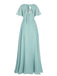 1950s Chiffon V-Neck Solid Vintage Dress — vintage elegance for the modern woman