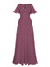 1950s Chiffon V-Neck Solid Vintage Dress: timeless style reimagined