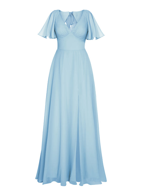 50s style chiffon dress Vintage 1950s Yellow Floral Chiffon Party Dress