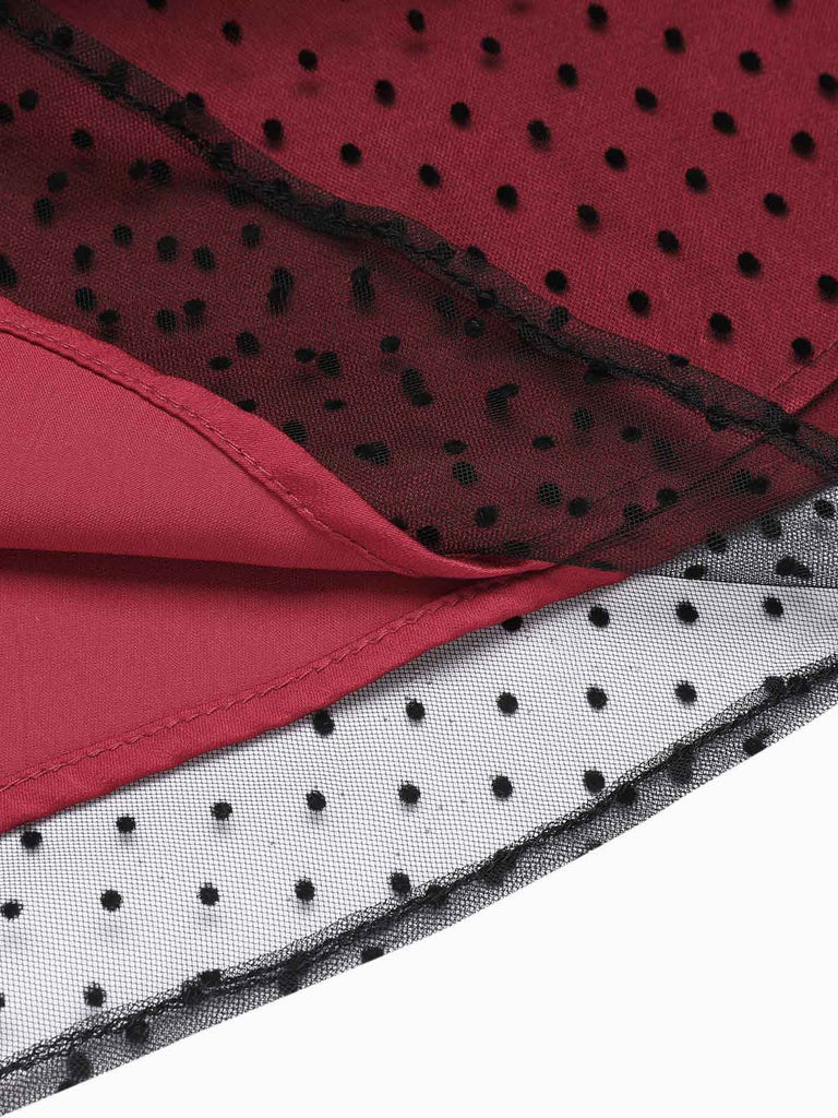 1950s Dots Mesh Swing Dress — vintage elegance for the modern woman