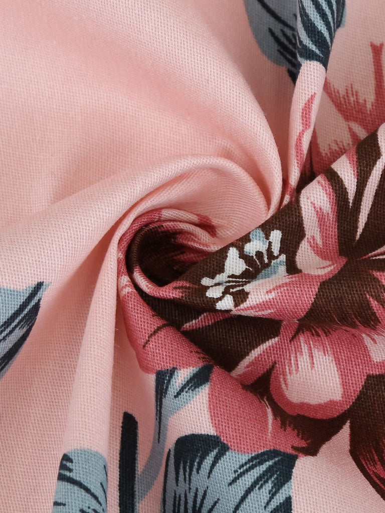 1950s Floral Flare Sleeve Swing Dress — vintage elegance for the modern woman