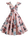 1950s Floral Flare Sleeve Swing Dress — vintage elegance for the modern woman