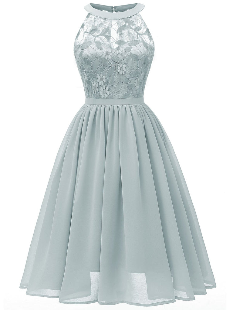 1950s Floral Lace Swing Dress 1950s Floral Lace Swing Dress