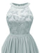1950s Floral Lace Swing Dress, classic vintage style elegant retro fashion - Image 18