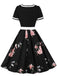 1950s Floral Patchwork Swing Dress: timeless style reimagined