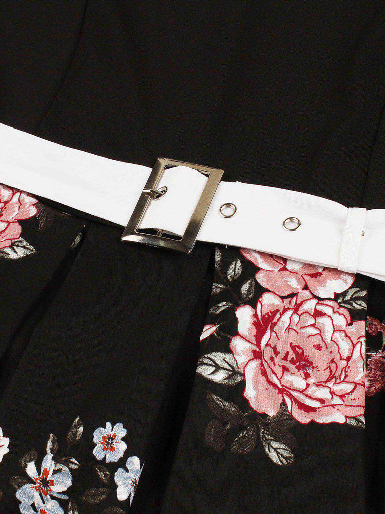 1950s Floral Patchwork Swing Dress — vintage elegance for the modern woman