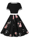 1950s Floral Patchwork Swing Dress: timeless style reimagined