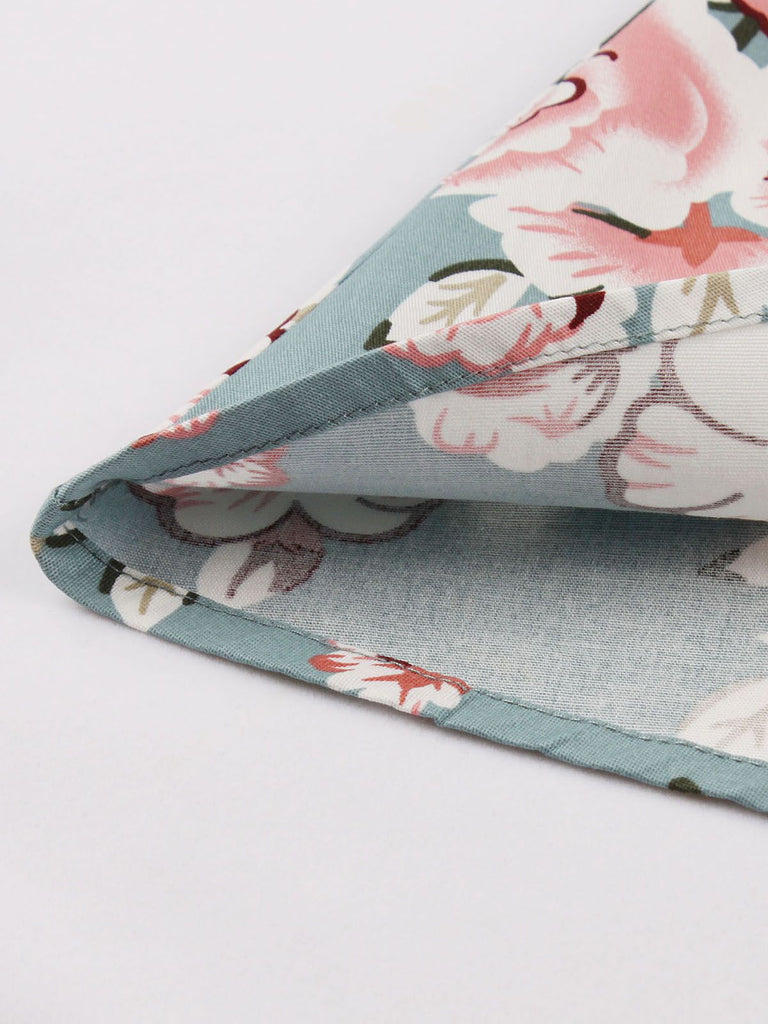 1950s Floral Patchwork Swing Dress: timeless style reimagined