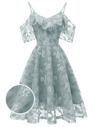 retro stage wedding dress white christmas dresses Retro Stage 1960s Lapel Flowers Patchwork Dress Orange,M