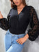 1950s Lace Lantern Sleeve Bodysuit: timeless style reimagined
