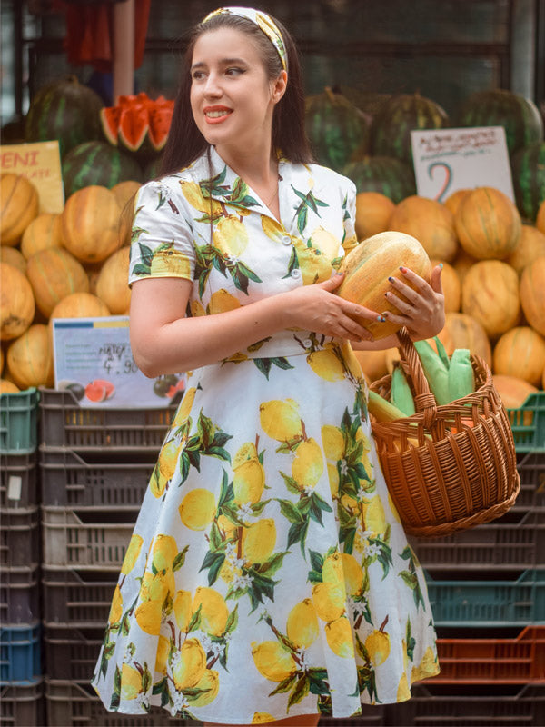 lemon dress Trendy Yellow Print Mini | Cute Women's Dresses and perfect for summer Buy Lipsy Lemon Yellow Lace