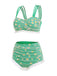 1950s Mesh Butterfly Tankini Set - vintage fashion, retro style