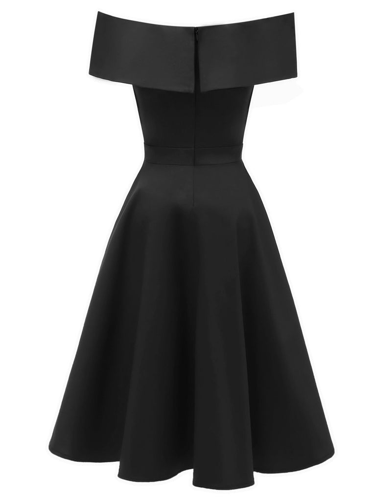 1950s Off Shoulder Swing Dress | Retro Stage 1950s Off Shoulder Swing Dress | Retro Stage