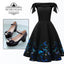 1950s Off-Shoulder Butterfly Swing Dress: timeless style reimagined