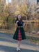 1950s Plaid Patchwork Bow Swing Dress: timeless style reimagined