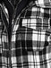 1950s Plaid Pocket Hooded Zipper Tops — vintage elegance for the modern woman