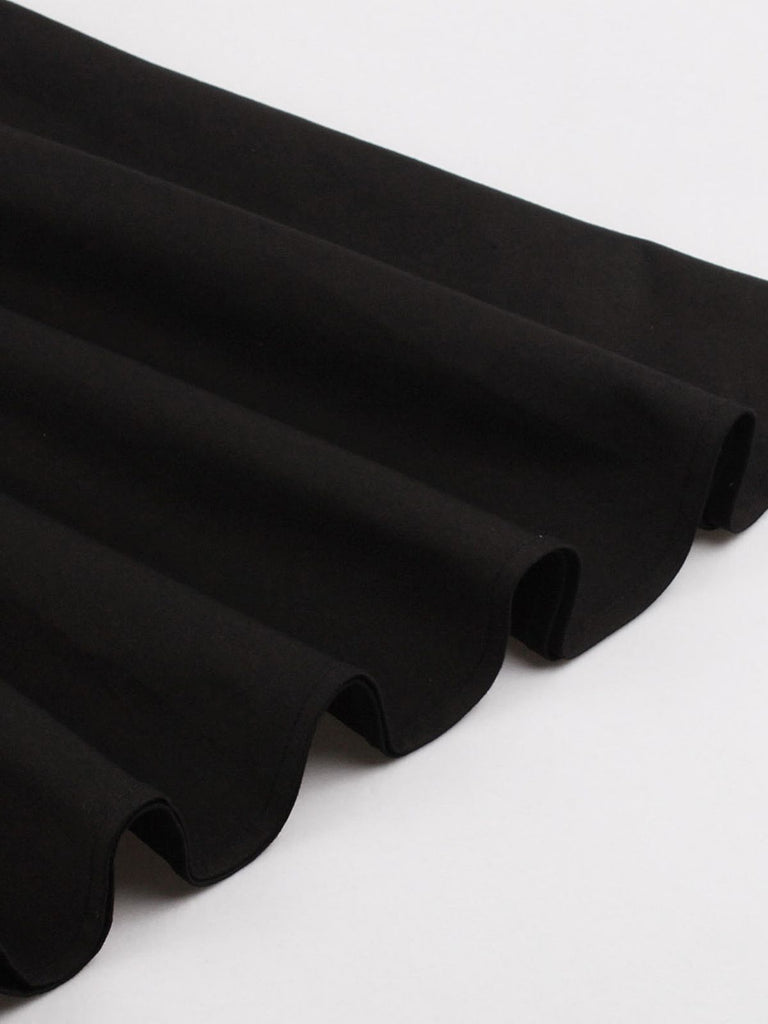 1950s Polka Dot Patchwork Swing Dress — vintage elegance for the modern woman