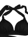 1950s Polka Dot Pleated Halter Bikini — vintage elegance for the modern woman