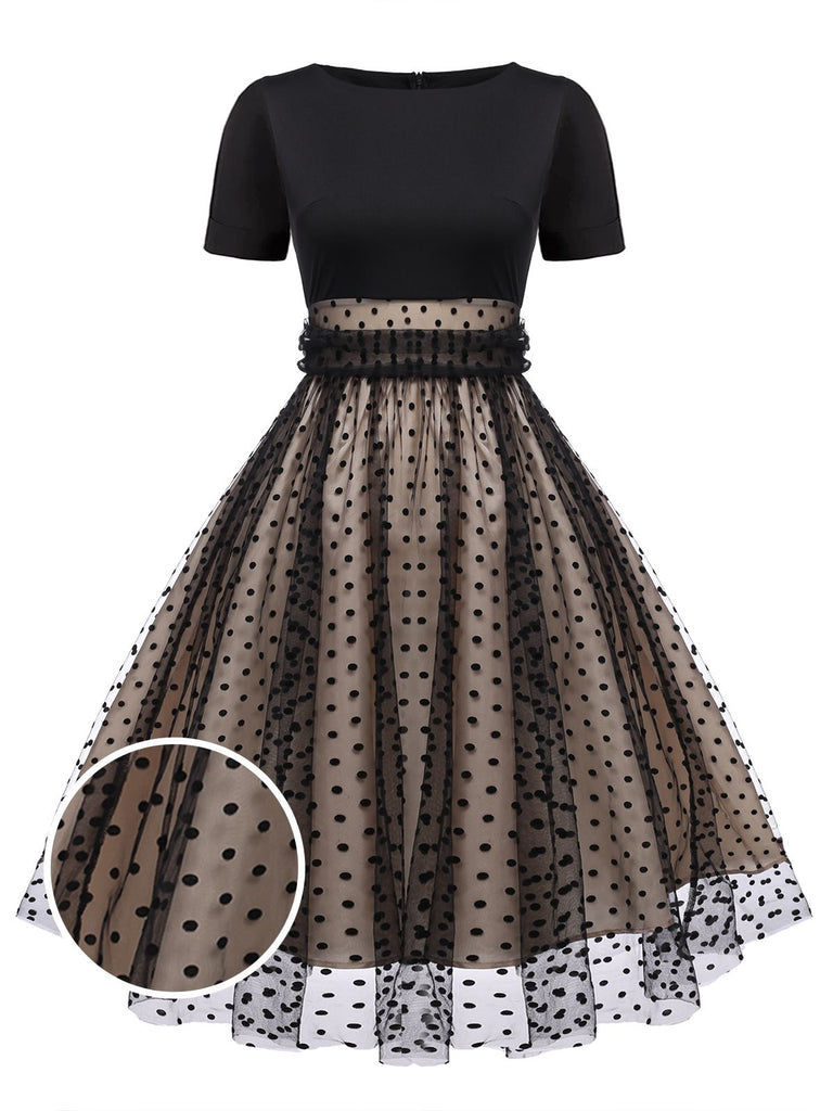 1950s Polka Dot Swing Vintage Dress: timeless style reimagined