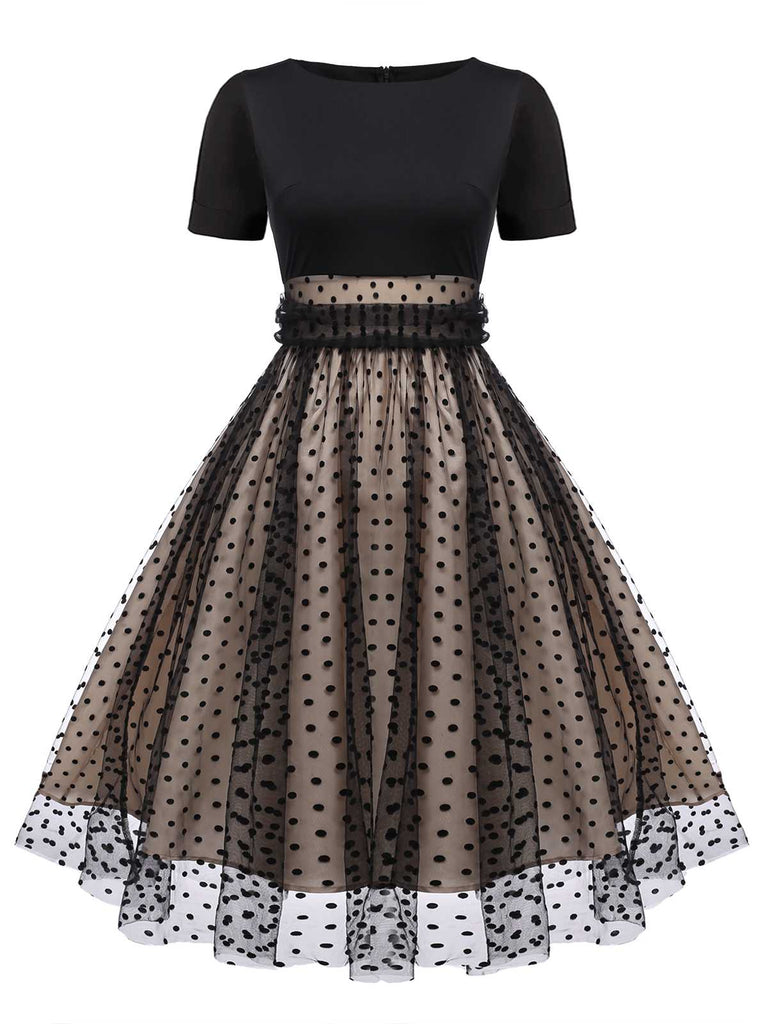 1950s Polka Dot Swing Vintage Dress — vintage elegance for the modern woman