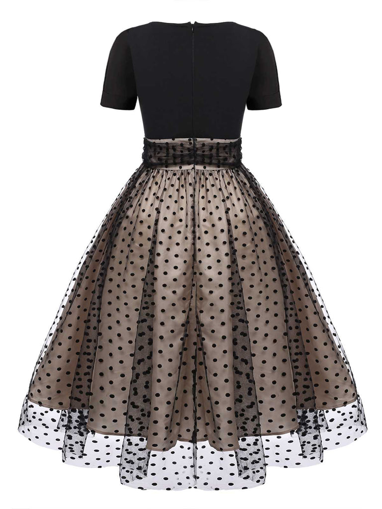 1950s Polka Dot Swing Vintage Dress — vintage elegance for the modern woman