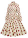 1950s Polka Dots Bowknot Swing Dress: timeless style reimagined
