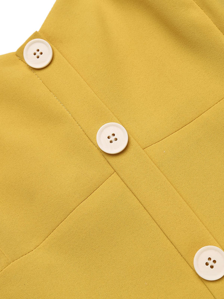 1950s Romper & White Floral Skirt, classic vintage style elegant retro fashion - Image 4