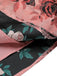 1950s Roses Embossed Satin Swing Dress: timeless style reimagined