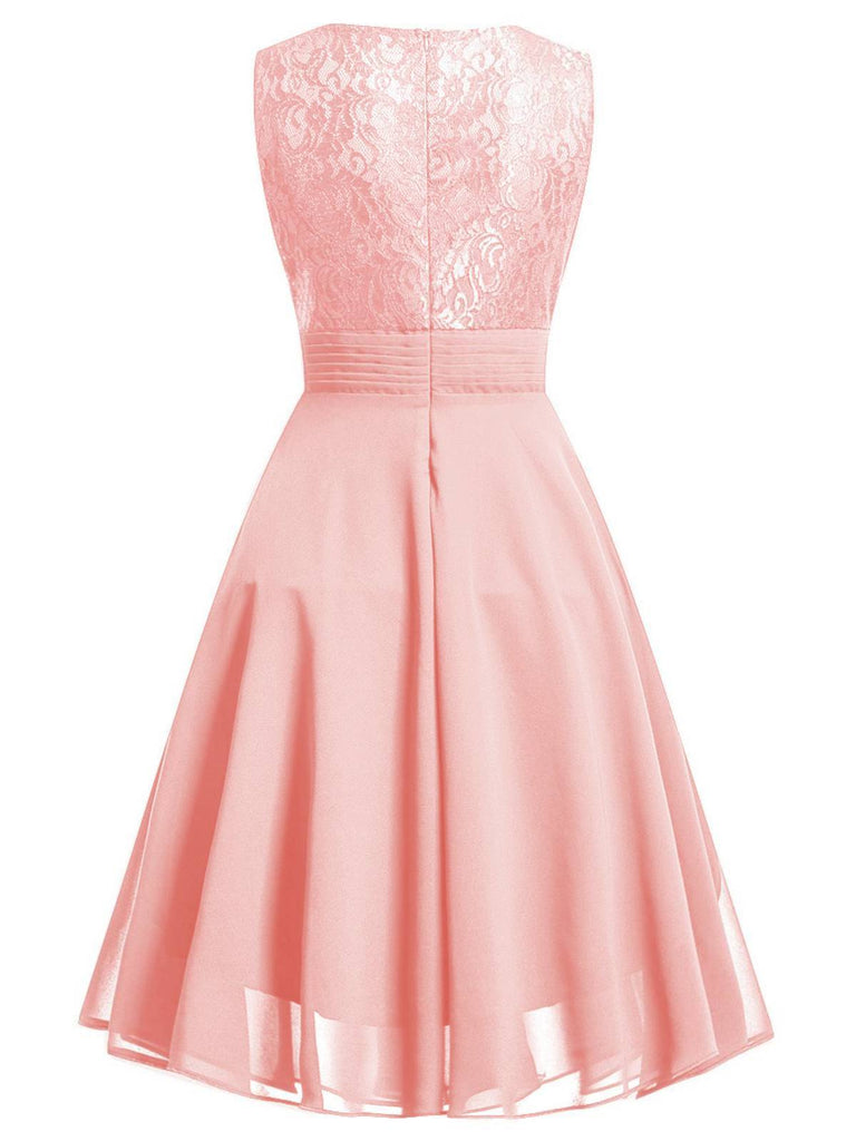 1950s Solid Lace Sleeveless Swing Dress — vintage elegance for the modern woman
