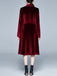 1950s Solid Patchwork Velvet Coat - vintage fashion, retro style