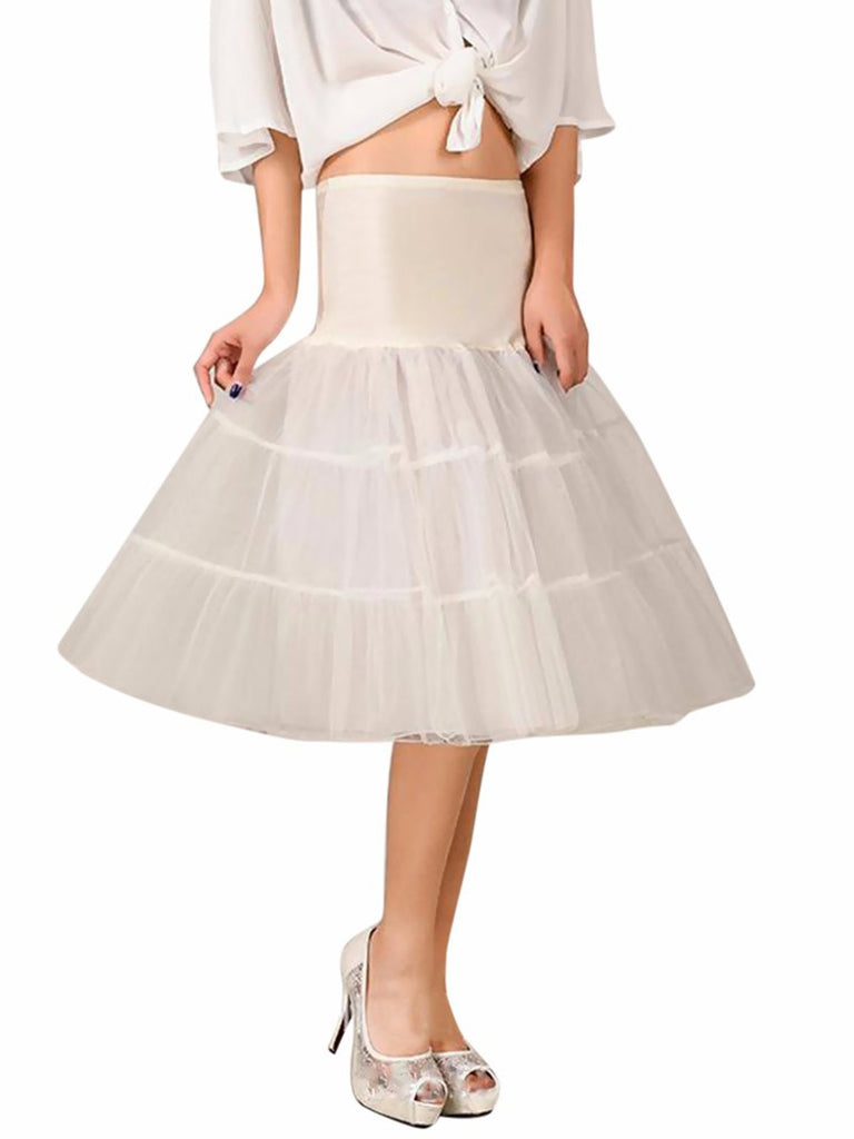 This 1950s Solid Petticoat Underskirt whispers 1950s stories