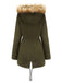 1950s Solid Zipper Fur Trimmed Coat - vintage fashion, retro style