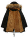 1950s Solid Zipper Fur Trimmed Coat — vintage elegance for the modern woman