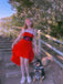 1950s Strap Furry Lace Up Dress: timeless style reimagined