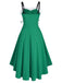 1950s Strap Furry Lace Up Dress: timeless style reimagined