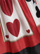 1950s Strap Poker Costume Dress, classic 1950s style elegant retro fashion - Image 3