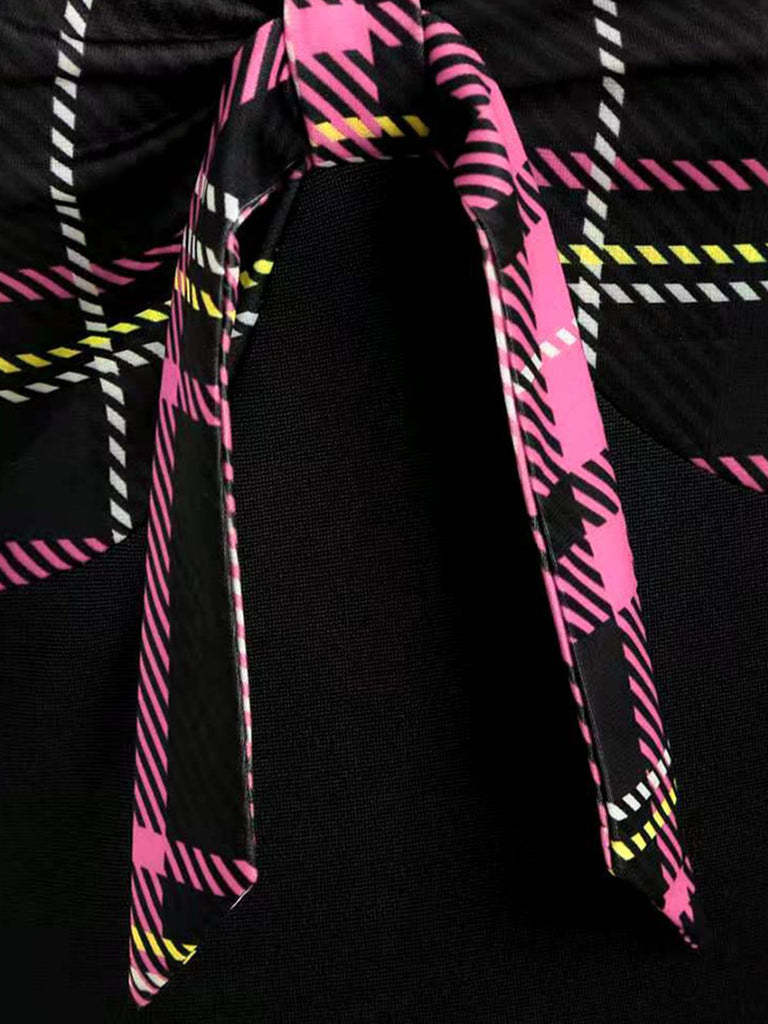 1950s Sweetheart Plaid Patchwork Dress: timeless style reimagined