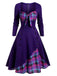 1950s Sweetheart Plaid Patchwork Dress: timeless style reimagined