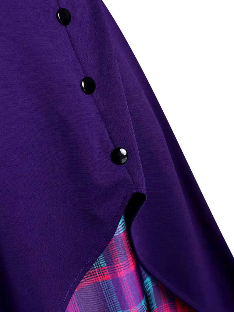 1950s Sweetheart Plaid Patchwork Dress — vintage elegance for the modern woman