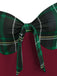 1950s Sweetheart Plaid Patchwork Dress — vintage elegance for the modern woman