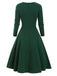 1950s Sweetheart Plaid Patchwork Dress — vintage elegance for the modern woman