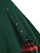 1950s Sweetheart Plaid Patchwork Dress — vintage elegance for the modern woman