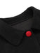 Black 1950s Textured Knitted Crop Jacket: timeless style reimagined